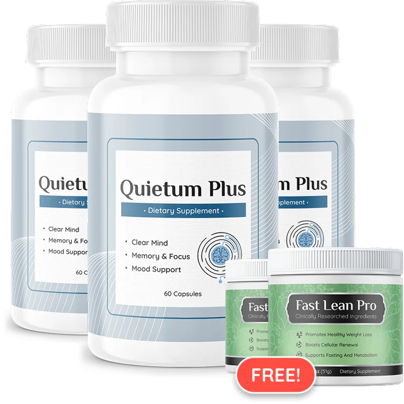 Quietum Plus Natural Sleep Formula — 3 Bottle / 90 Day Pack